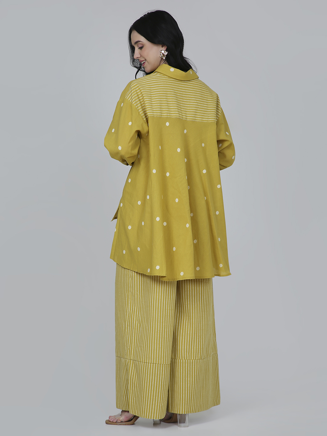 Mustard Yellow asymmetrical